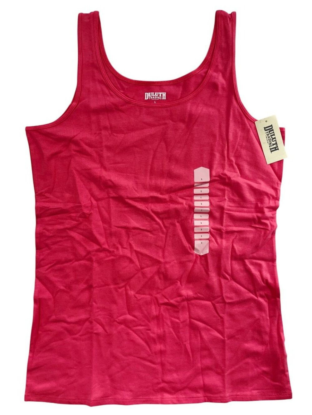 Duluth Trading Co No-Yank Tank Top Pink